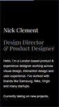 Mobile Screenshot of nickclement.co.uk